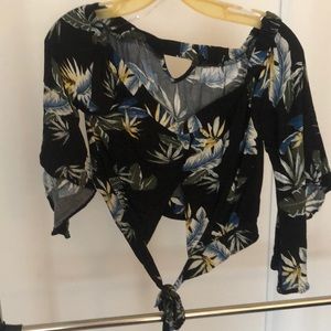 Floral crop top